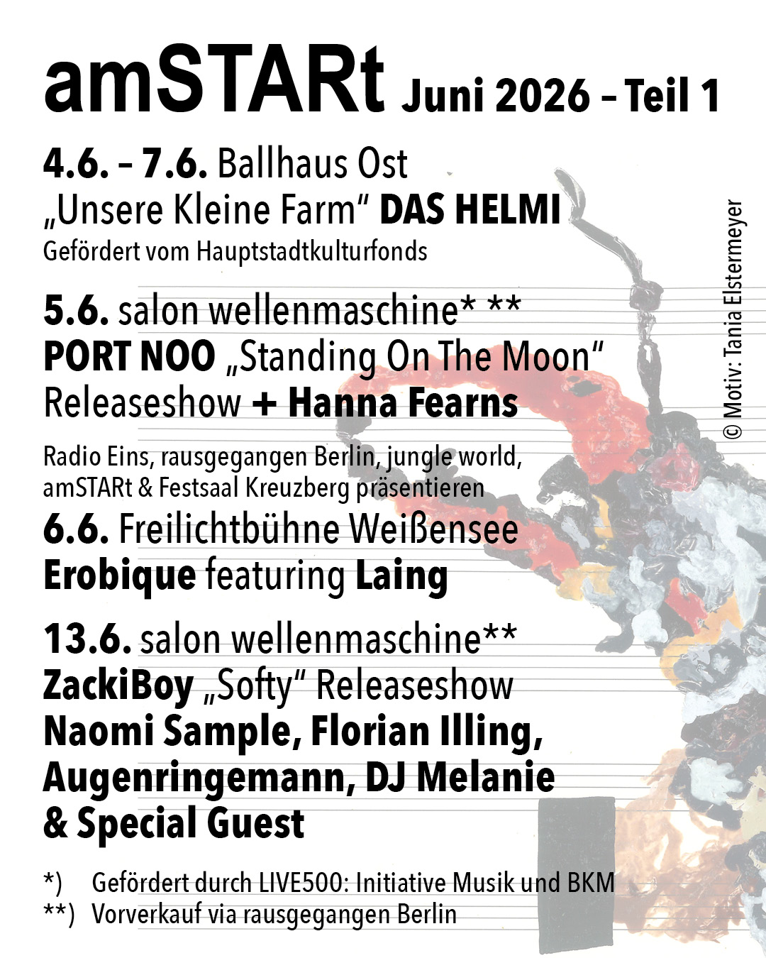 Programm amSTARt Mai 2026
